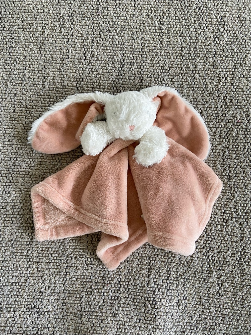 3/$10 Bundle - Plush Bunny Lovey Security Blanket